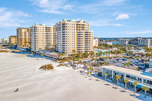 Aerial Image of a Hotel Resort Taken by a Tampa Real Estate Photographer