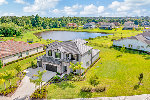 Tampa Real Estate Photographer's Aerial Image of a Village in Florida