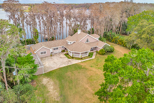 Aerial Image of an Airbnb in Tampa, Florida Taken by a Local Real Estate Photographer