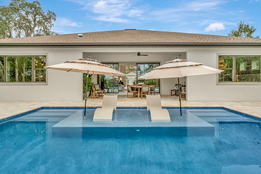 Pool Area of a Tampa, FL Resort Photographed by an Expert in Real Estate Photography