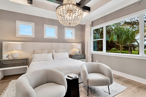 Tampa Bedroom Photographed by an Interior Real Estate Photographer