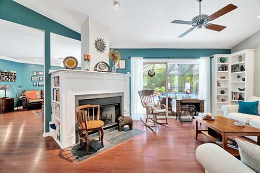 Photo of a Living Room Taken by a Real Estate Photographer in Pasco County, FL