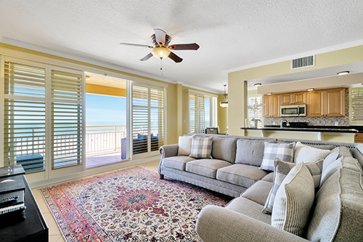 Living Room Photographed by a Real Estate Photographer in Clearwater, FL
