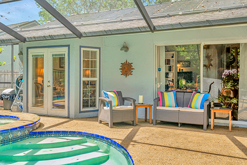 House with Swimming Pool Photographed by a Real Estate Photographer in Pasco County