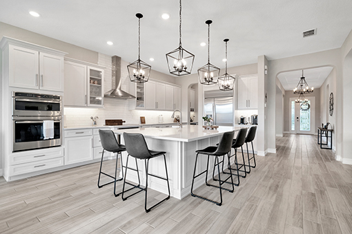 Shot of a Dining Area and Kitchen Taken by a Tampa Real Estate Videographer